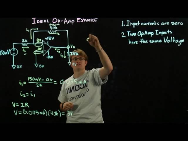 Circuits 1 - Ideal Op-amp Example