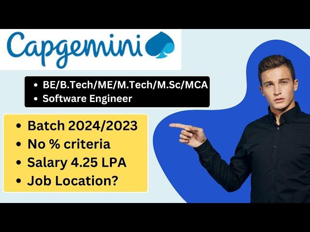 Capgemini  is hiring 2024/2023 batch | Only Women candidates? | Skills?  #capgemini  #itjobs2024