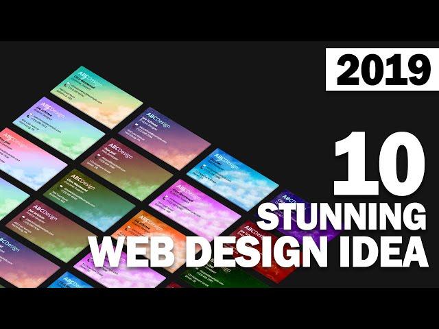 10 Stunning Web Design Ideas You Must See in 2019