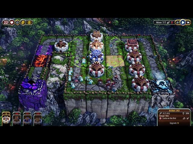 Artisan TD: First Look at 5 Levels in New Tower Defense Game on Steam - Gameplay (No Commentary)