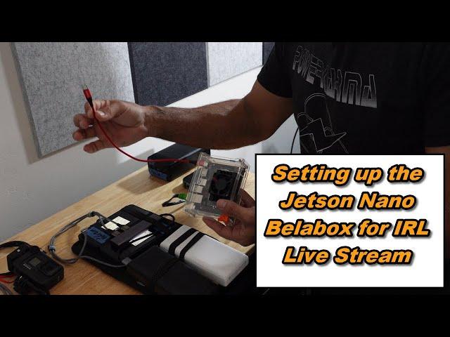 Setting up the Jetson Nano Belabox for an IRL Bike Ride Stream on Twitch