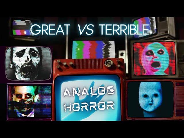 The Best & Worst of Analog Horror: GREYLOCK vs UrbanSPOOK - Scary vs Disturbing