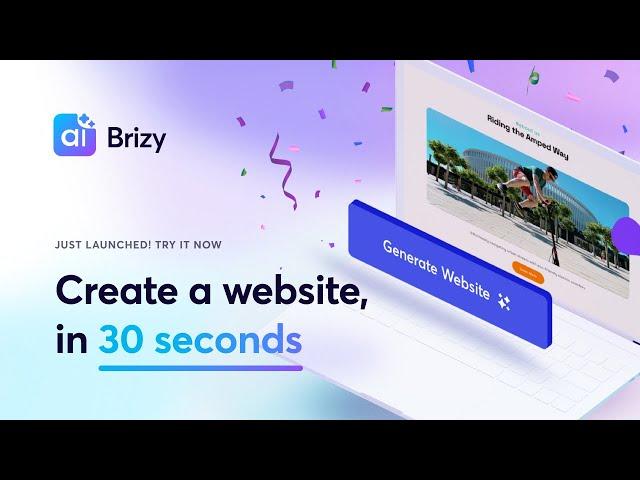 Brizy Launches AI Website Builder