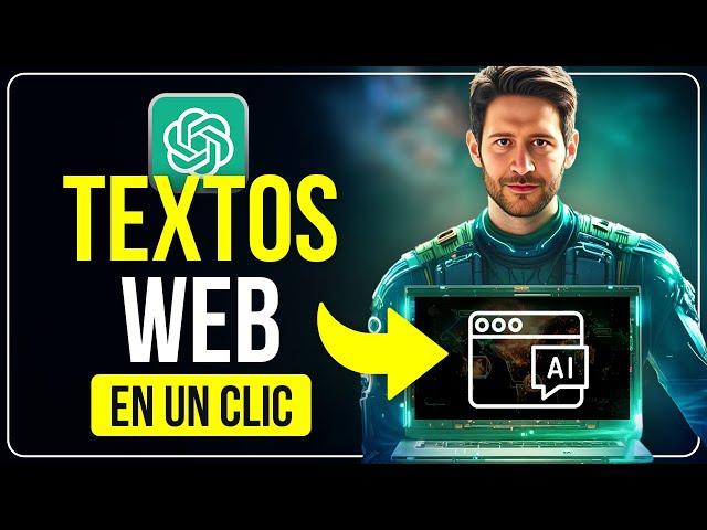 Cómo ESCRIBIR textos PERFECTOS para un PÁGINA WEB con CHATGPT 