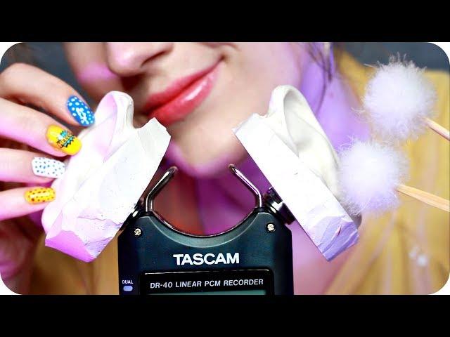 ASMR Tascam Tingles  Oil Ear Massage, Ear Cleaning, Brushing, Glass Dropper, Whisper +