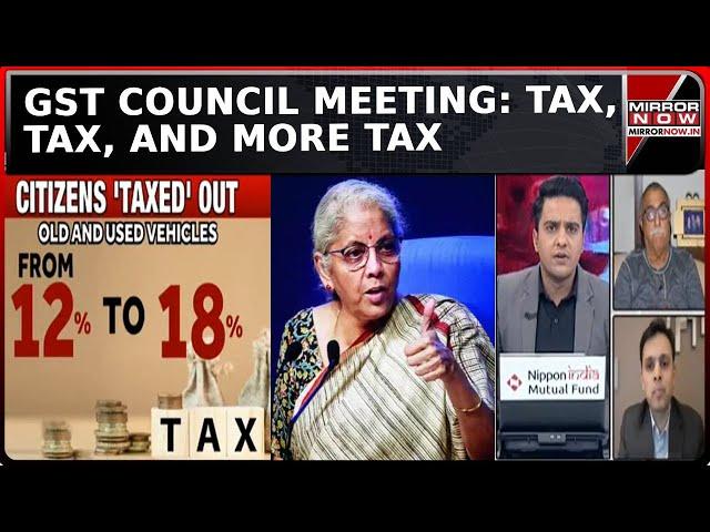 GST Council Meet: 18% Tax to Be Levied On Reselling Of Old Vehicles Used By Business | News Debate