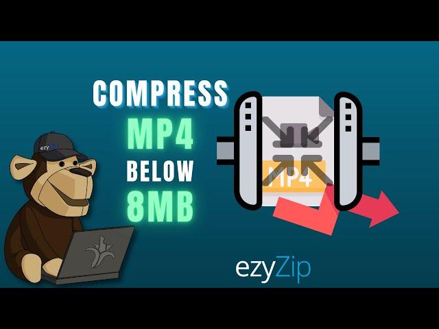 How to Compress MP4 Below 8 MB | Reduce the size of MP4 Files Below 8 MB