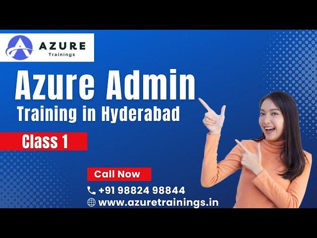 Azure Admin Training In Hyderabad Class 1 - Azure Trainings