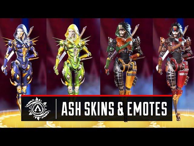 *NEW* ASH Legendary Skins + Ground Emotes in Apex Legends Season 11