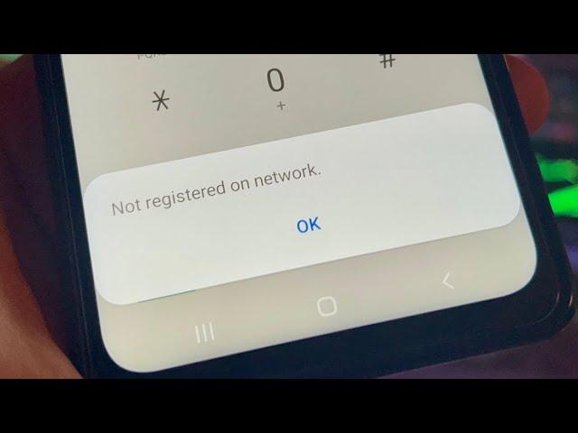 How To Fix Not Registered On Network - Problem Sim