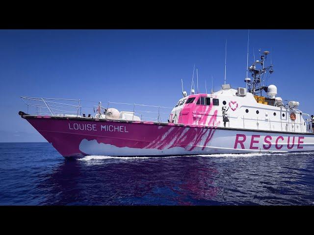 Banksy funds rescue boat to save refugees at sea