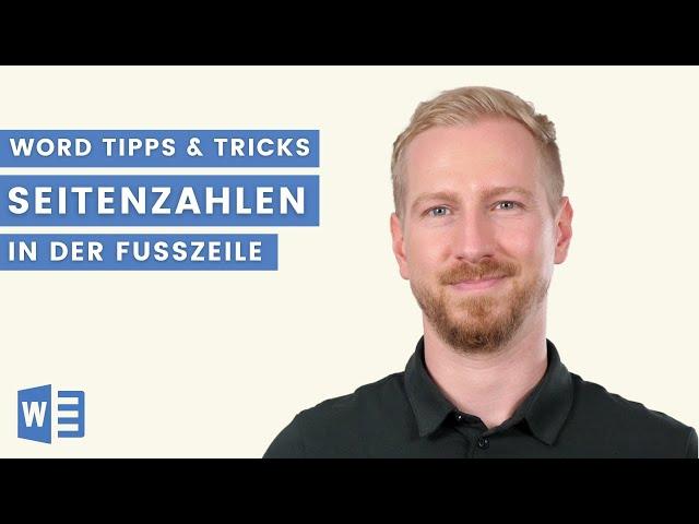 Seitenzahlen einfügen ohne Fußzeile zu überschreiben in Word | Word Hack für Profis