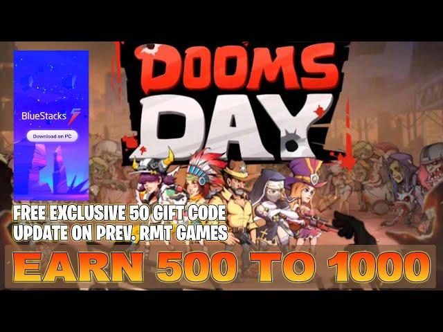 NEW RMT GAME DOOMSDAY PLUS TOP RMT UPDATE | FREE 30 CODE GIVEAWAY