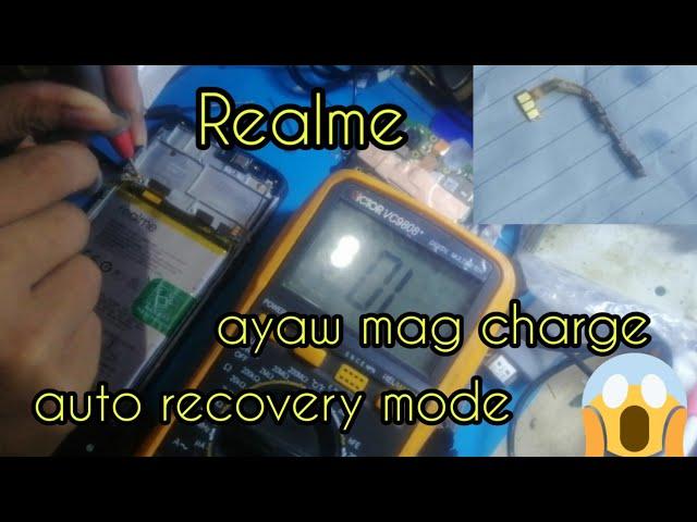 Realme / Auto recovery mode /ayaw mag charge / hindi gumagana power Button paano e Repair