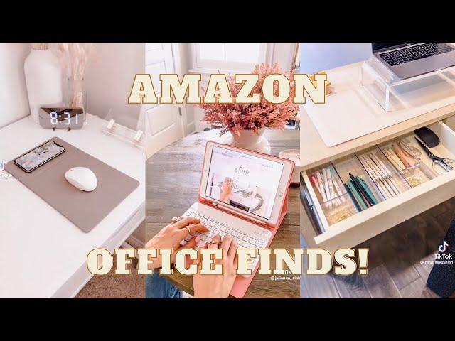 AMAZON OFFICE MUST HAVES 2022! WITH LINKS | Tiktok made me buy it