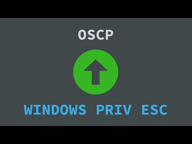 OSCP - Windows Privilege Escalation Methodology