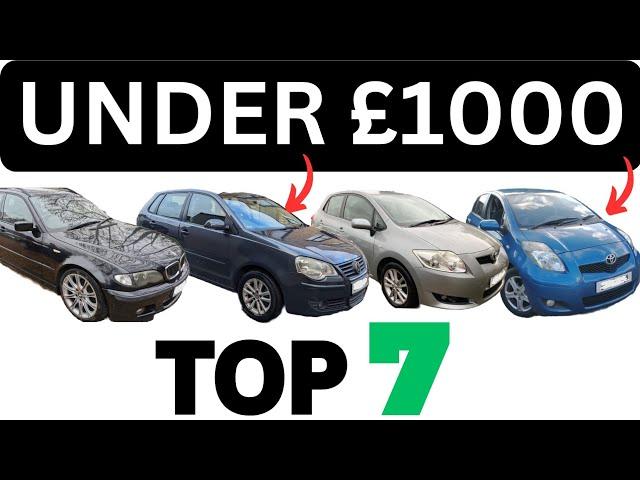 7 Best CHEAP and RELIABLE Cars For UNDER £1000 | Car Reviews