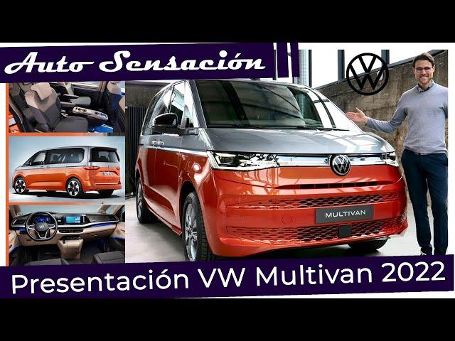 Presentación Volkswagen Multivan T7 2022.  La nueva reina de los monovolumenes.