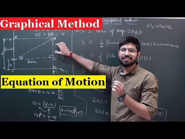 Equation of motion by graphical method class12th Physics || Abhishek Sahu