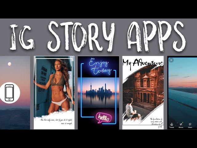 5 Instagram story APPS!