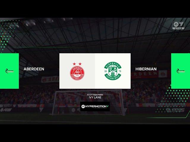 Aberdeen vs Hibernian - Scottish Premiership - 21st December 2024 Full Match 4K - FC 25