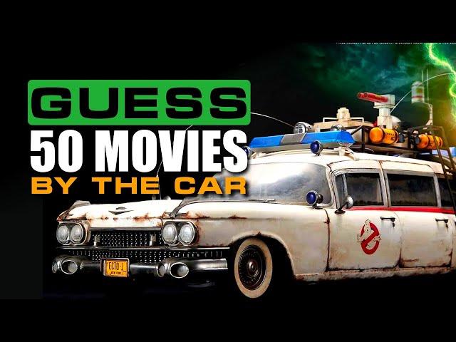 Guess 50 Iconic Movies by Legendary Cars / Challenge Yourself / Top Movies Quiz Show