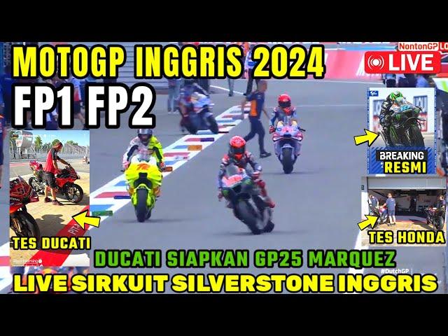 BRUTALBERITA MOTOGP HARI INI,FP1 FP2 MOTOGP INGGRIS 2024, BAGNAIA MARQUEZ DUCATI, MOTOGP HARI INI