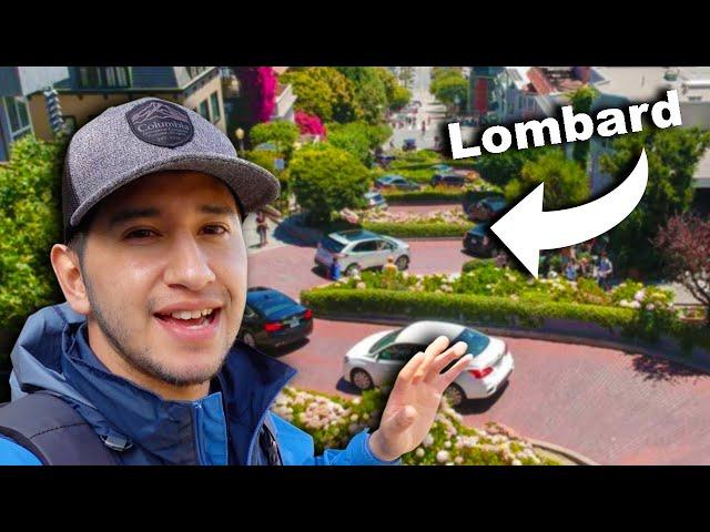 Visiting the CROOKEDEST STREET in the WORLD | Lombard Street | Things to Do San Francisco