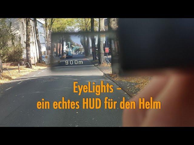 EyeLights - HUD-Display für Motorradhelme im Test