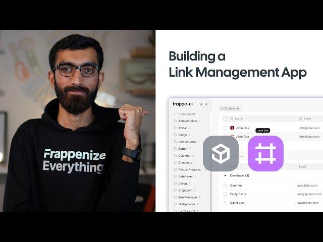 (Part 2) Building a Link Management app with Frappe Framework & Frappe UI!