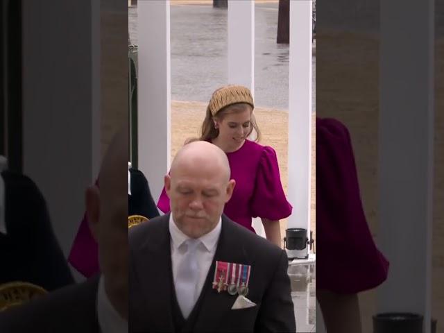 Prince Andrew arrives at coronation