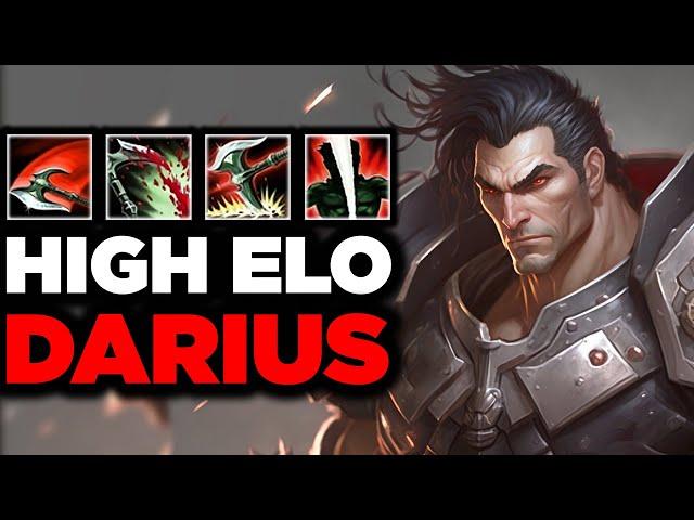 Season 13 High Elo Darius Gameplay - Darius Gameplay Guide - Best Runes - Best Builds