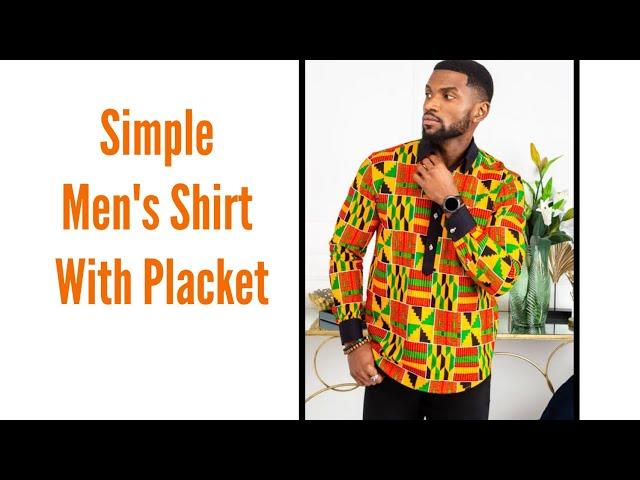 How To Sew Men's Shirt with Placket