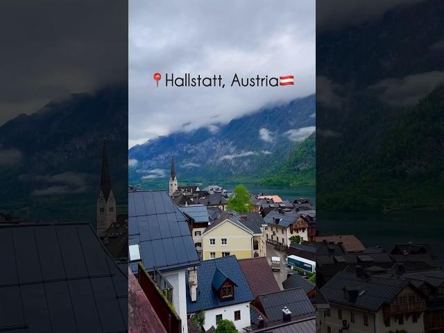 Foggy morning in Hallstatt,AustriaMountain view #hallstatt #hallstattaustria #austrianalps