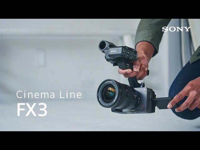 Sony | FX3 | Product Features | Sony Cinema Line