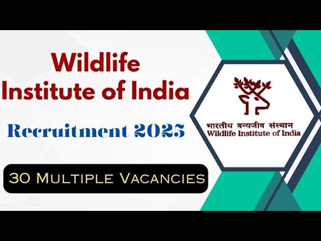 Wildlife Institute of India Recruitment 2025 | Latest Jobs in India @naviclasses