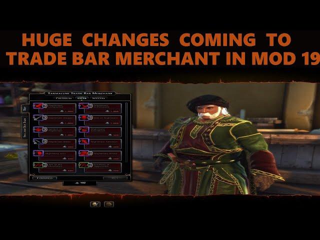 Neverwinter - HUGE Trade Bar Rework