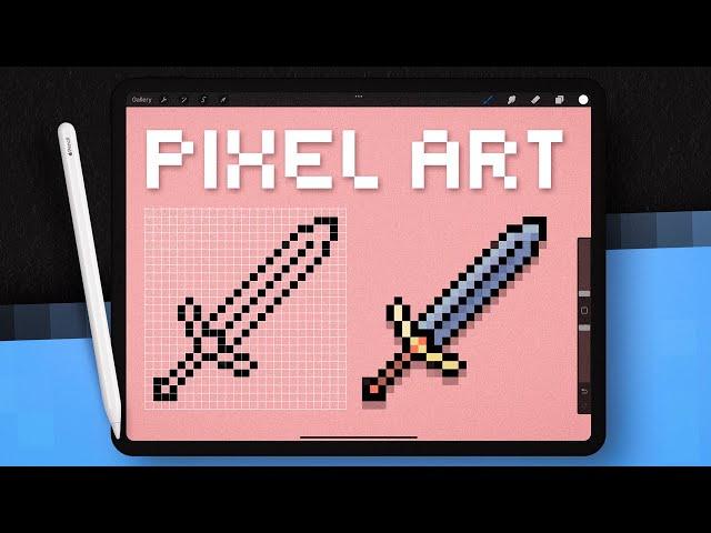 How To Make PIXEL ART in Procreate [Full Beginner Guide]