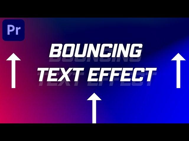 How to Create the Bouncing Text Effect | Moamen Tutorials