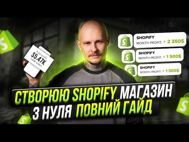 Створюємо магазин на Shopify від А до Я. Повний покроковий гайд.