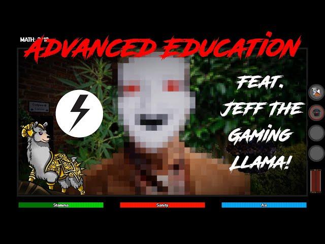 Playing a FREAKY Baldi Clone w/ Jeff The Gaming Llama!!! | Advanced Education with Viktor Strobovski