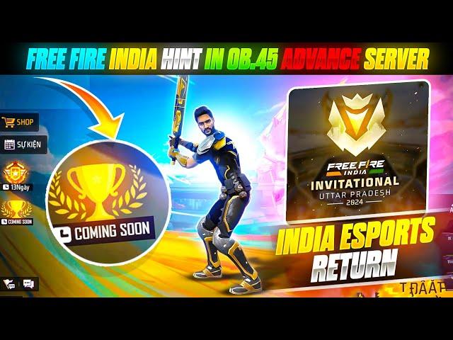 FF INDIA HINT IN OB.45 UPDATE ll FREE FIRE NEW EVENT ll FREE FIRE OB45 UPDATE ll FF OB.45 UPDATE