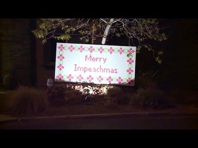 Political Christmas decoration sparks controversy in Las Vegas neighborhood