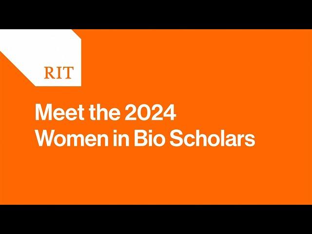 Meet the RIT Online Executive MBA 2024 Women in Bio Scholars