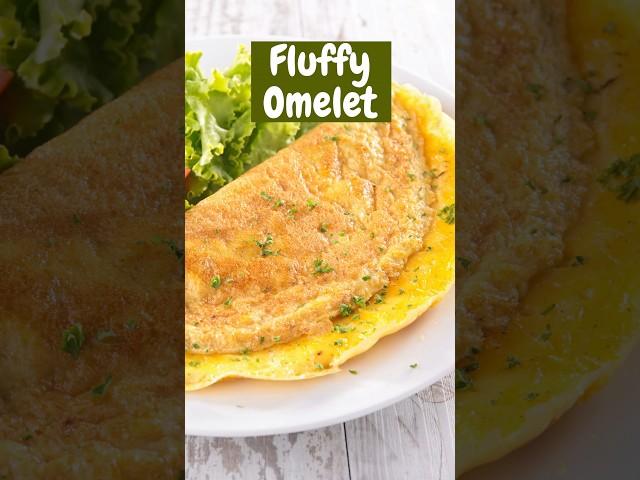 Fluffy and Healthy Omelet | Breakfast Recipe #shorts #omelette