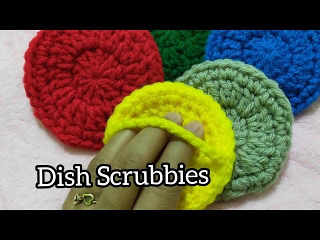 How to crochet a DISH SCRUBBY