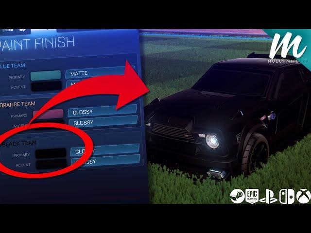 *2024* EVERY WAY TO GET A BLACK CAR IN ROCKET LEAGUE! (CONSOLE + PC)