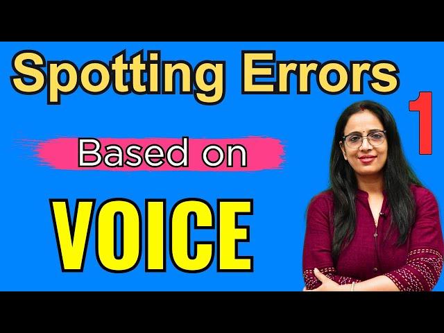 Important Question Based On Voice | SSC CGL 2021 | Class - 12 | Voice Questions | Rani Mam