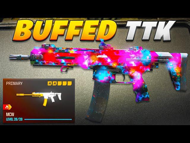 new *HYPER BUFFED* MCW in WARZONE 3!  (Best MCW Class Setup) - MW3