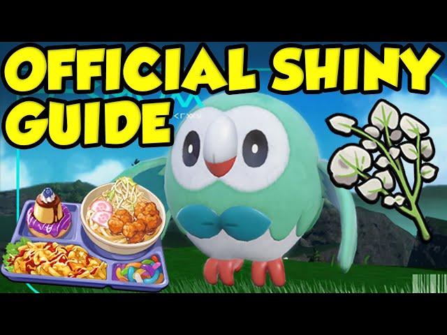 INCREDIBLE OFFICIAL POKEMON SCARLET AND VIOLET SHINY HUNTING GUIDE!